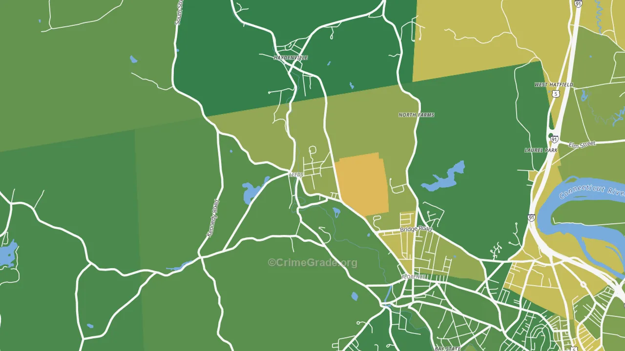 01053, MA Map of Drug-Related Crime Rates