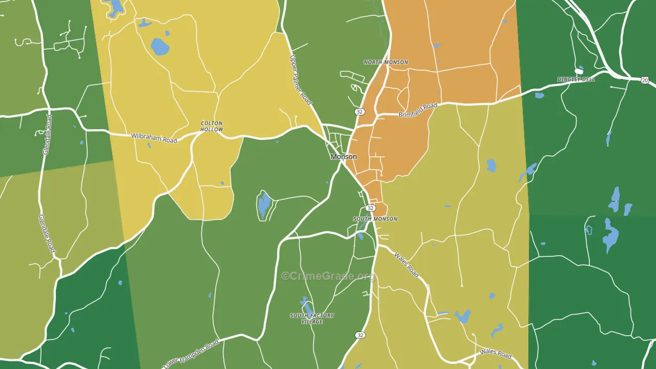 01057, MA Map of Drug-Related Crime Rates