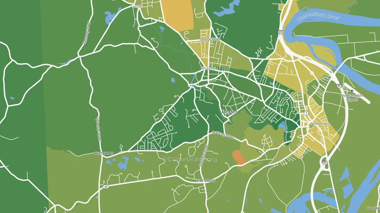 01062, MA Map of Drug-Related Crime Rates