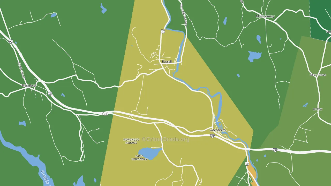 01071, MA Map of Drug-Related Crime Rates