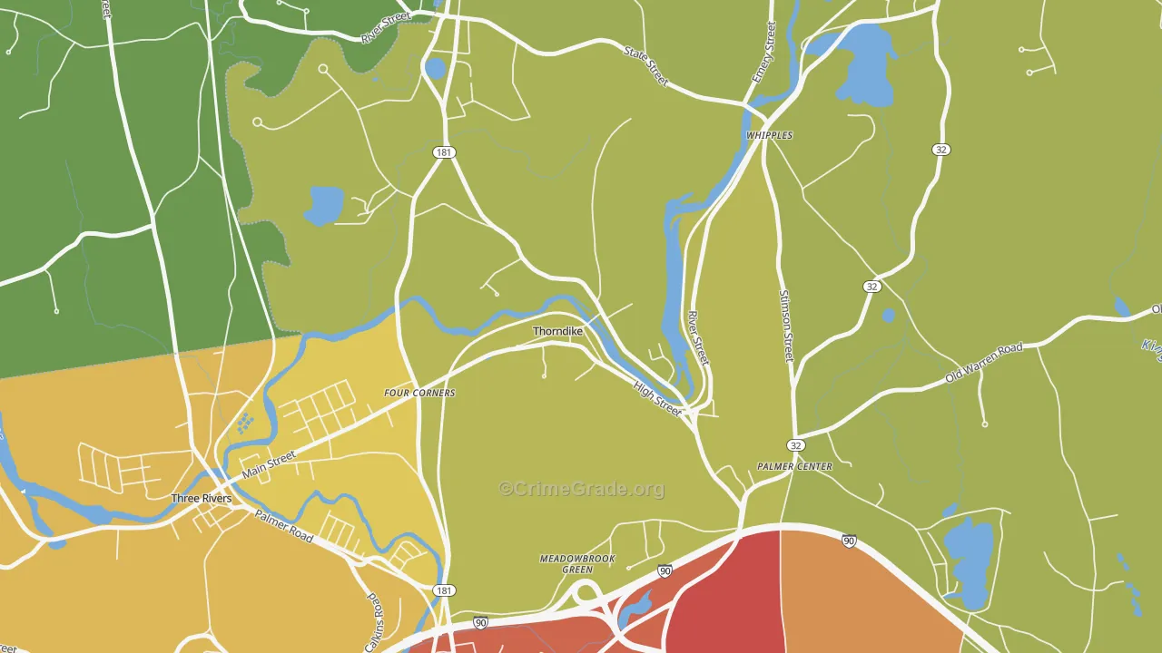 01079, MA Map of Drug-Related Crime Rates