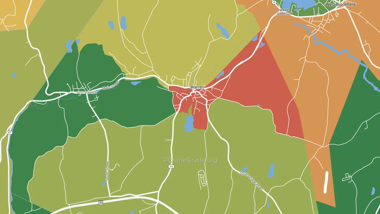 01083, MA Map of Drug-Related Crime Rates