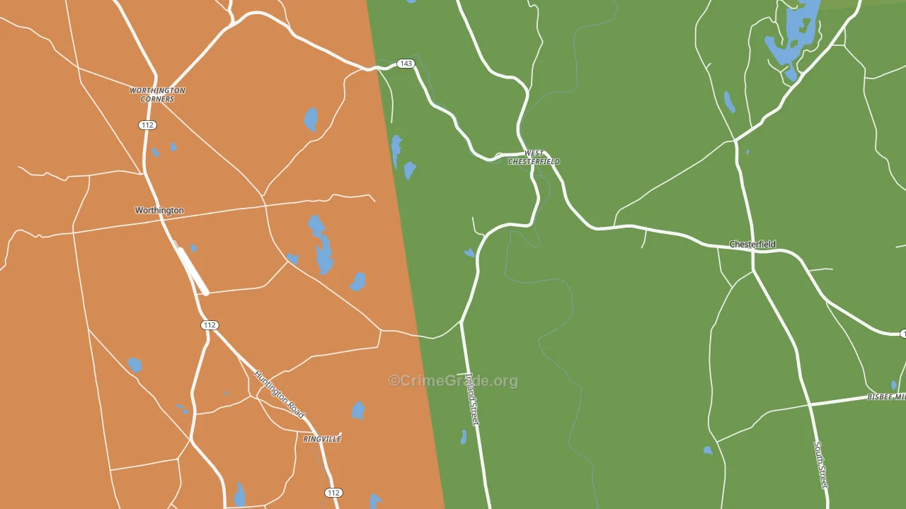 01084, MA Map of Drug-Related Crime Rates