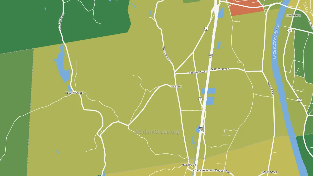 01093, MA Map of Drug-Related Crime Rates