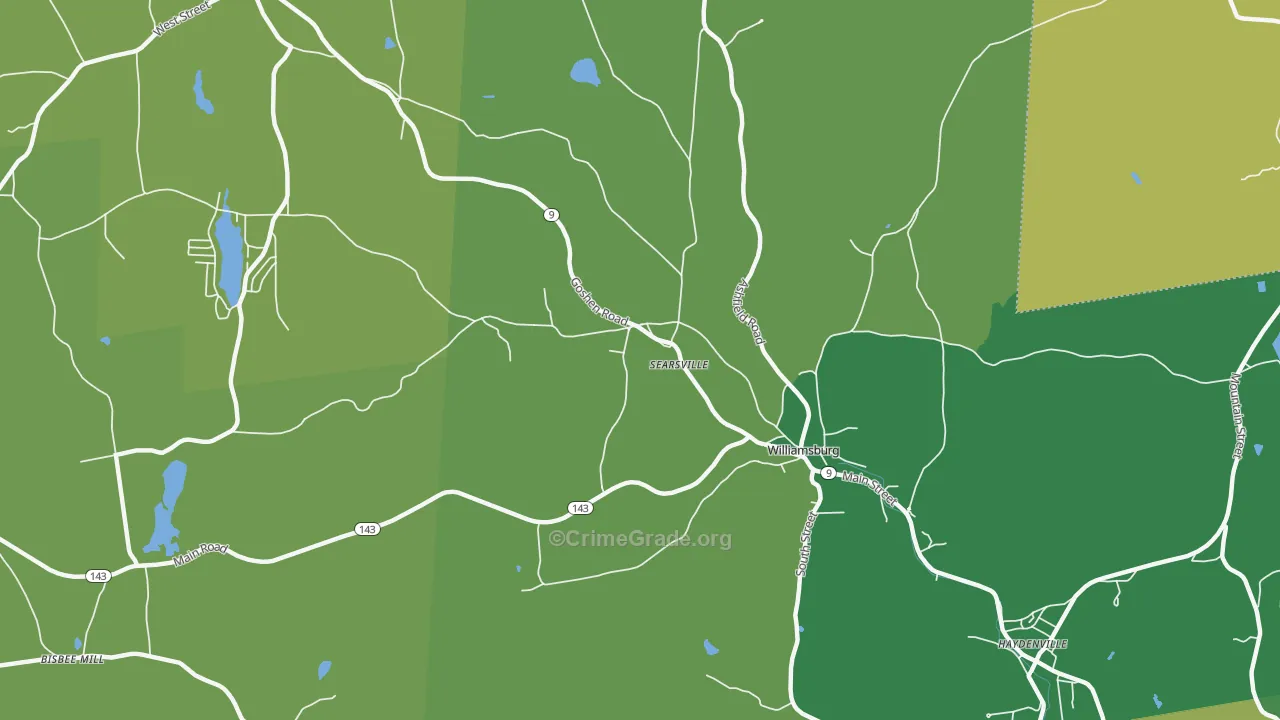 01096, MA Map of Drug-Related Crime Rates