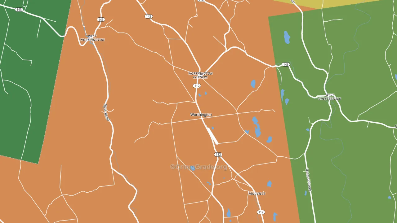 01098, MA Map of Drug-Related Crime Rates