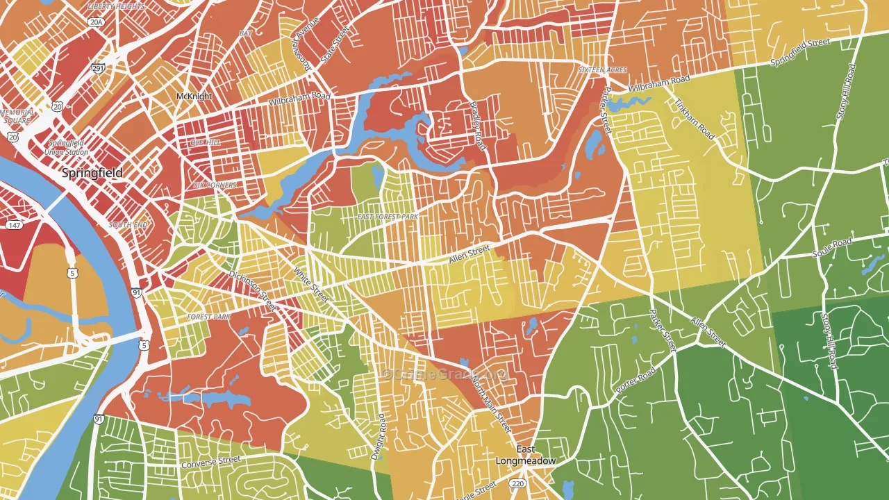 01118, MA Map of Drug-Related Crime Rates