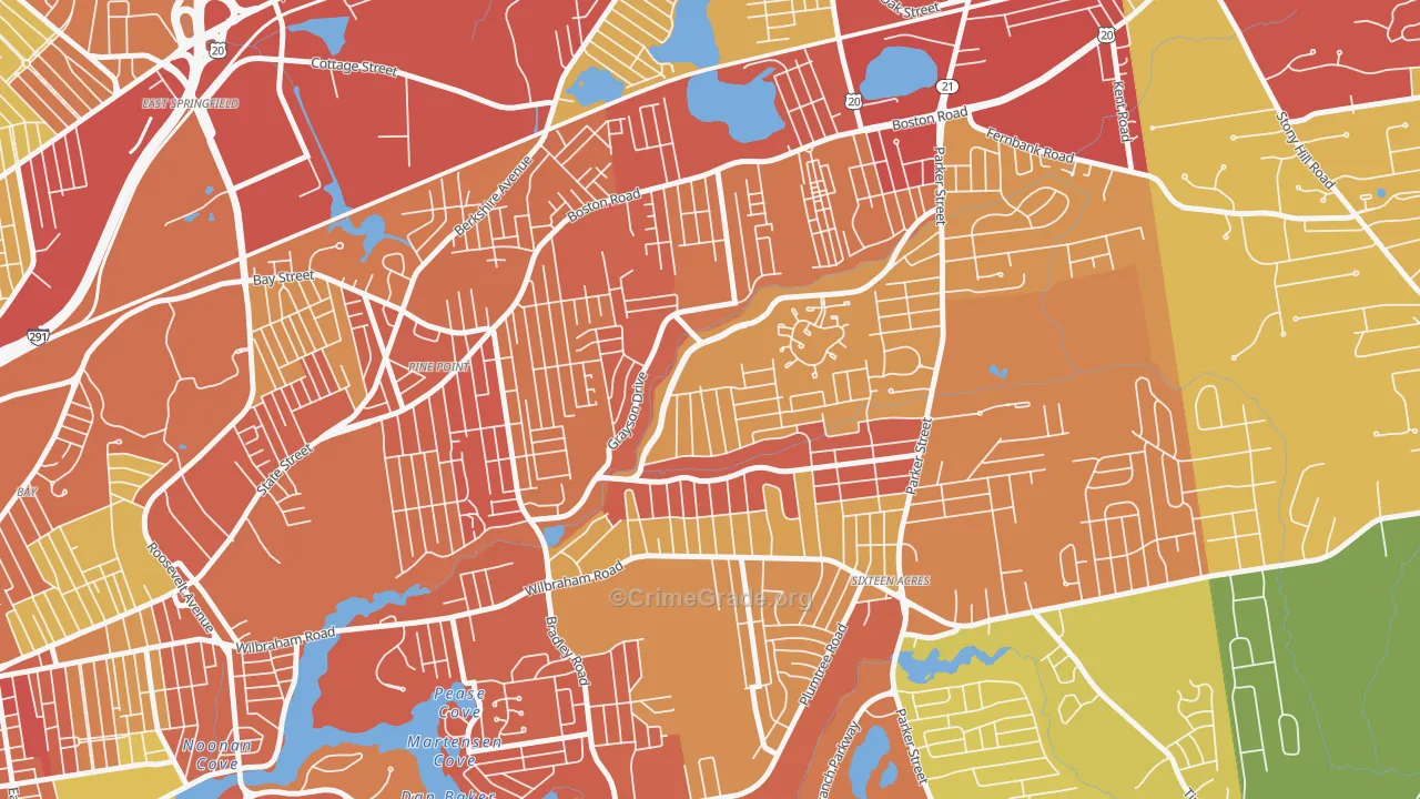 01119, MA Map of Drug-Related Crime Rates