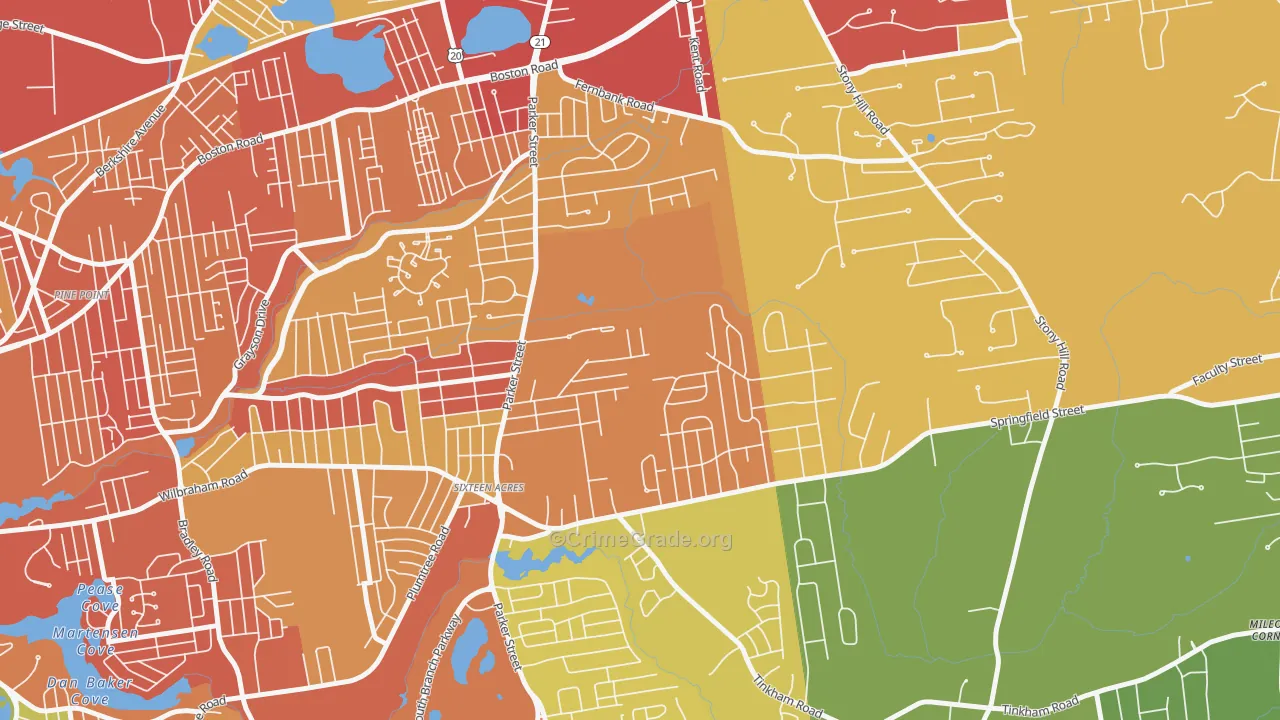 01129, MA Map of Drug-Related Crime Rates