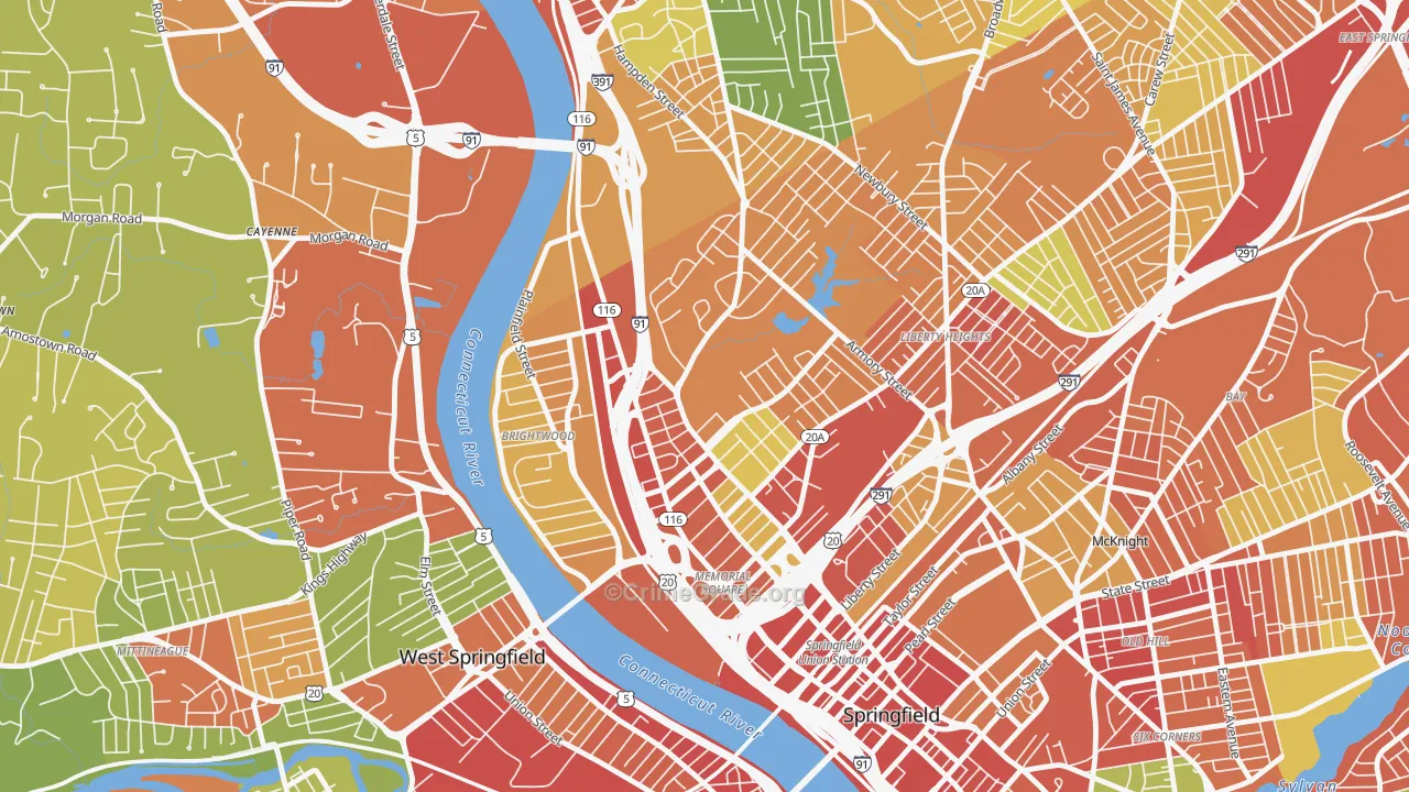 01199, MA Map of Drug-Related Crime Rates