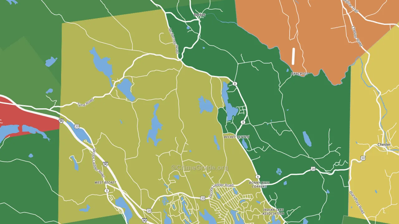 01223, MA Map of Drug-Related Crime Rates