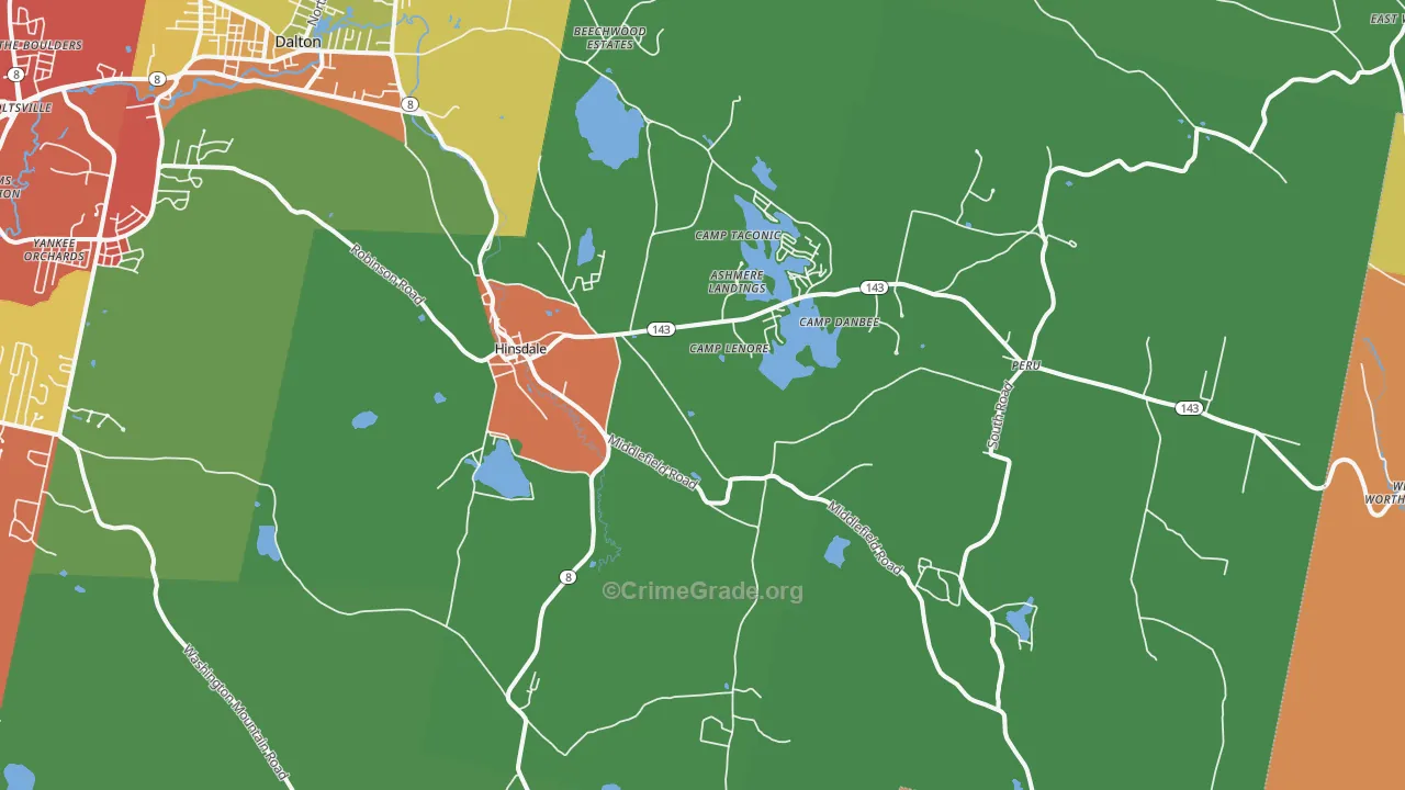 01235, MA Map of Drug-Related Crime Rates
