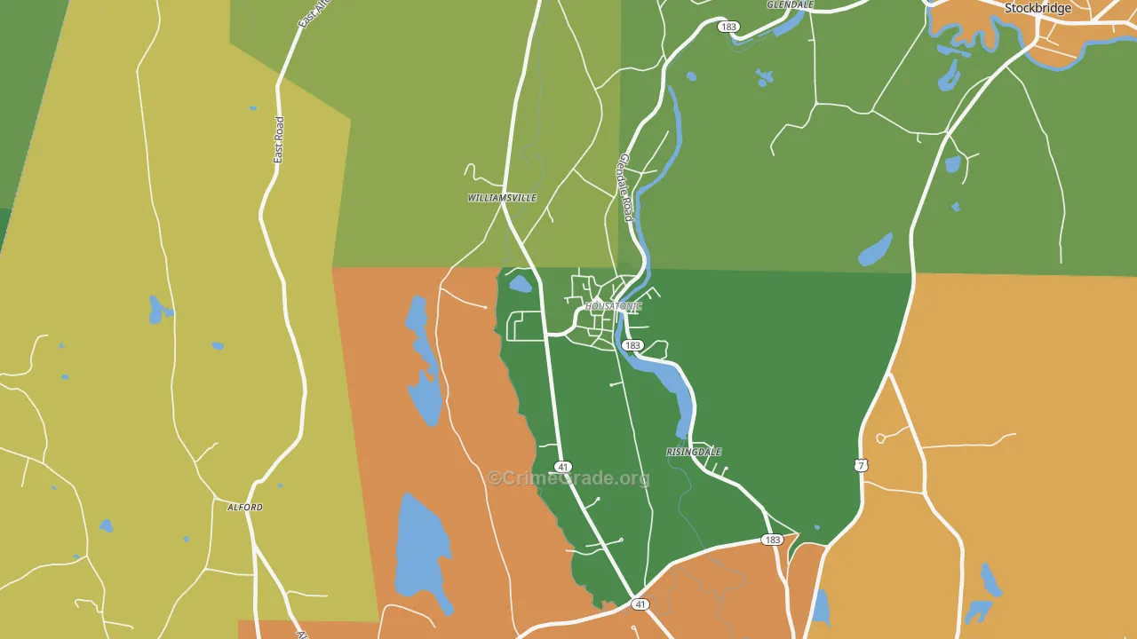 01236, MA Map of Drug-Related Crime Rates