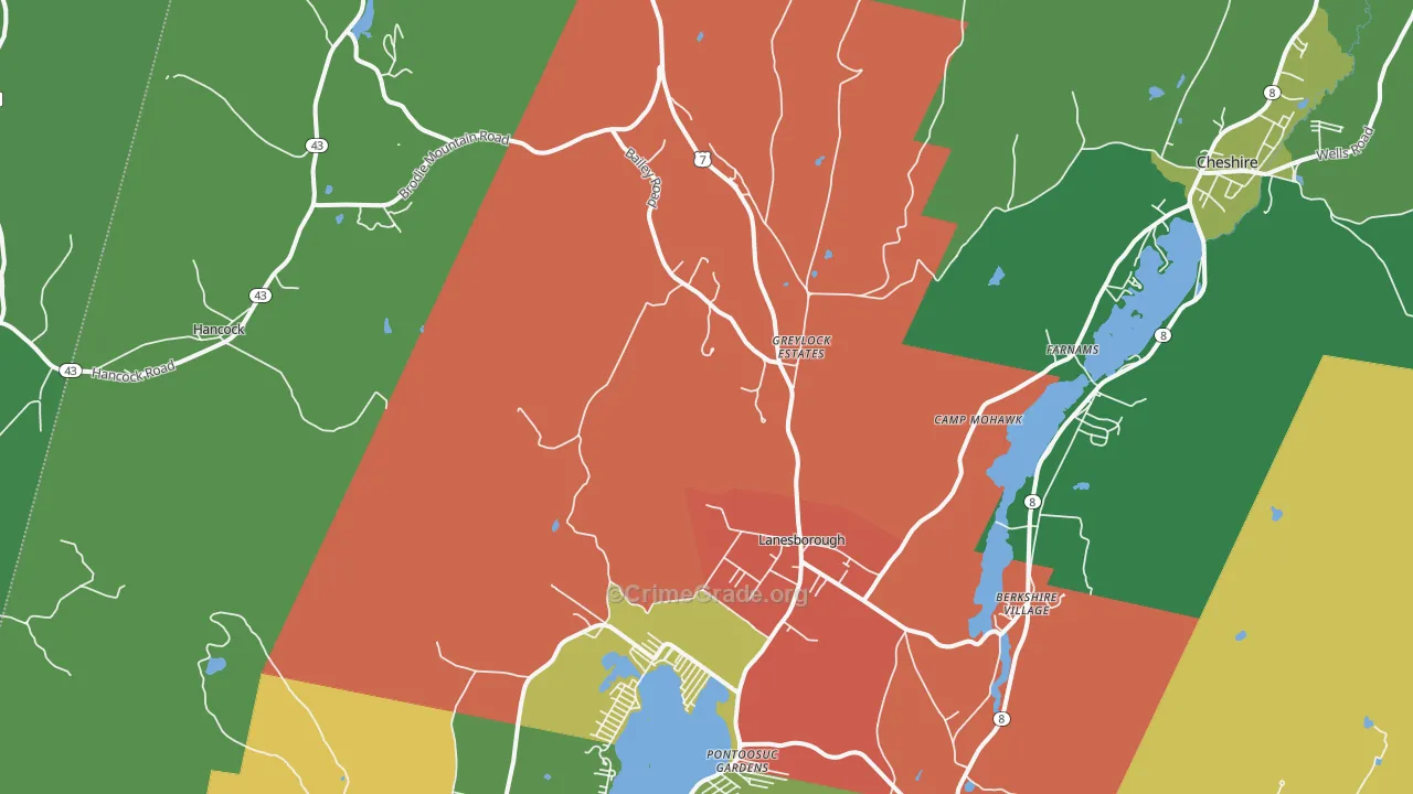 01237, MA Map of Drug-Related Crime Rates
