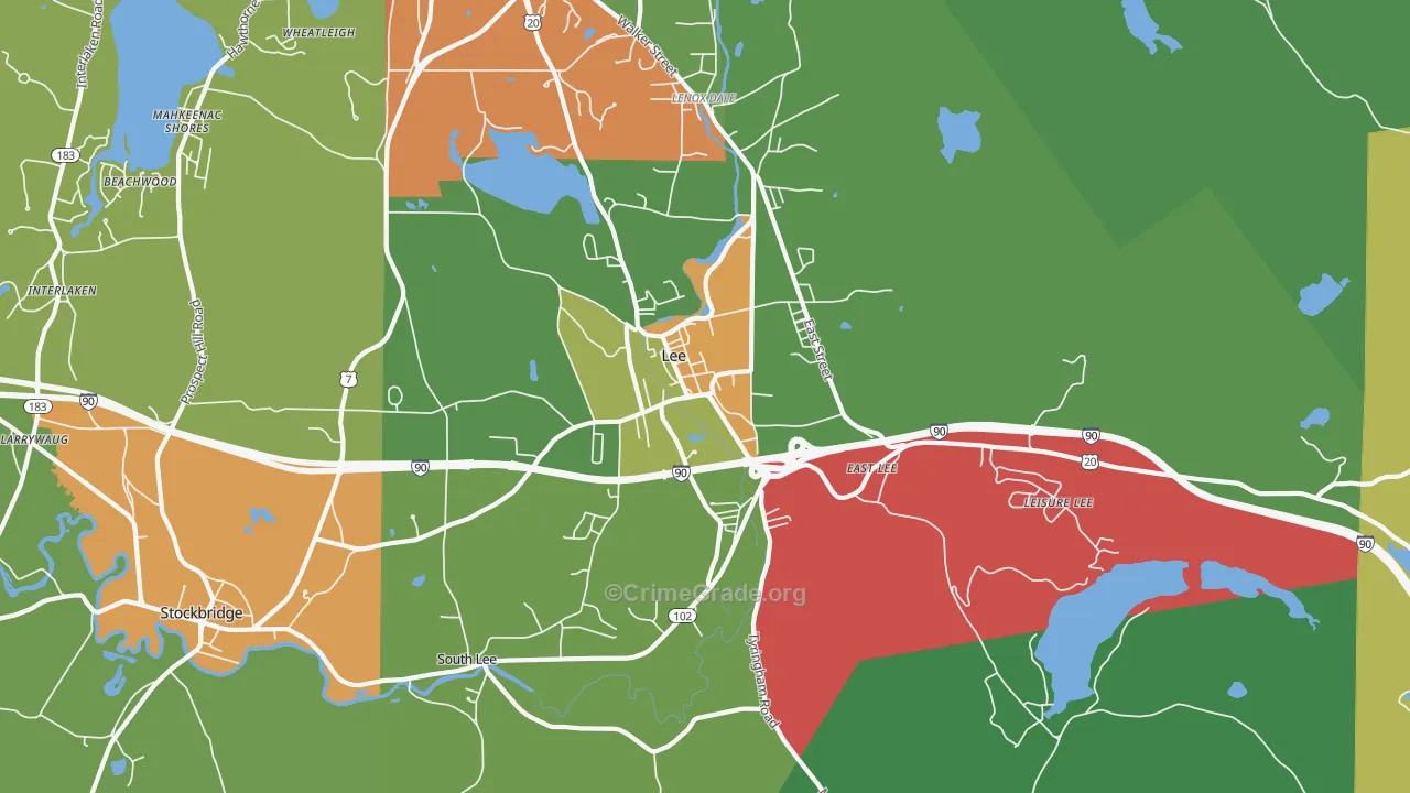 01238, MA Map of Drug-Related Crime Rates