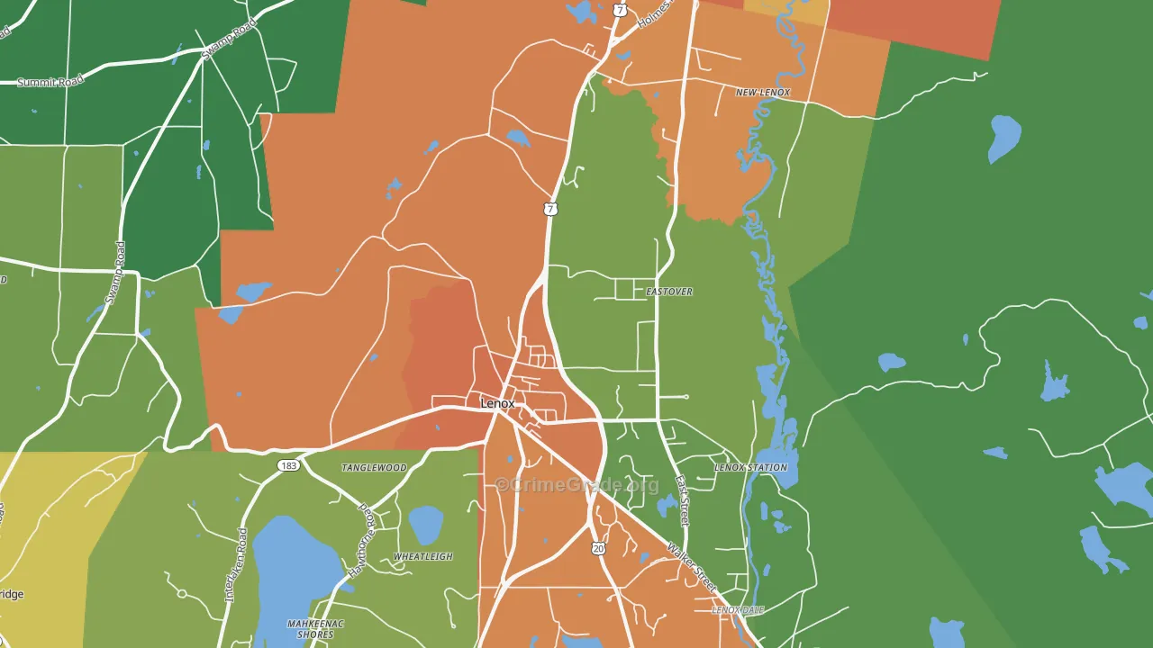 01240, MA Map of Drug-Related Crime Rates