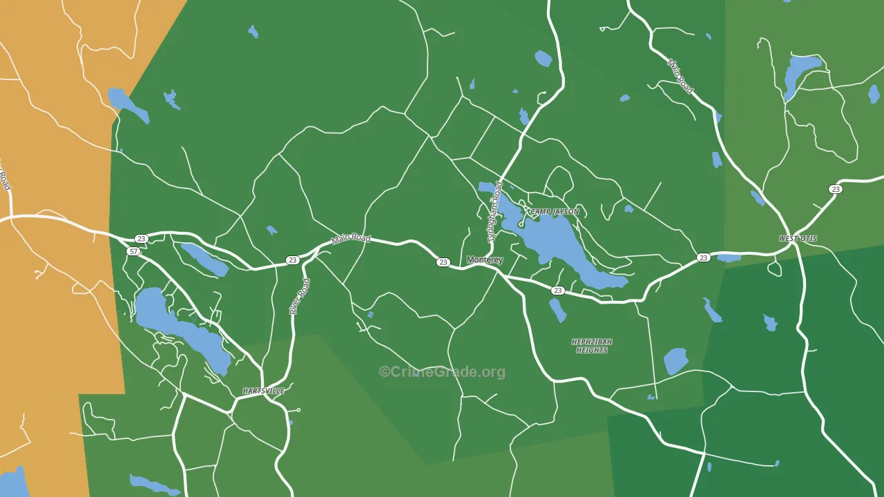 01245, MA Map of Drug-Related Crime Rates