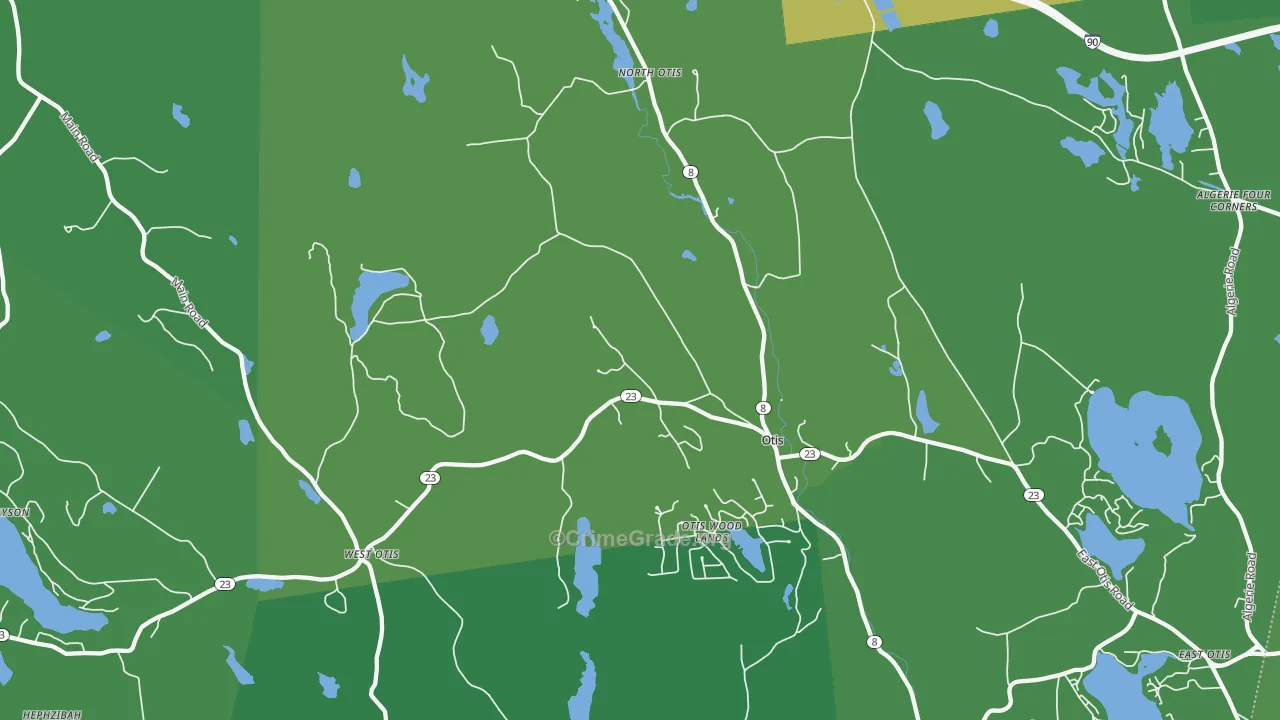 01253, MA Map of Drug-Related Crime Rates