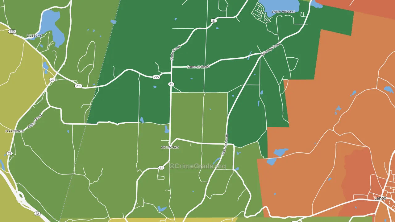 01254, MA Map of Drug-Related Crime Rates