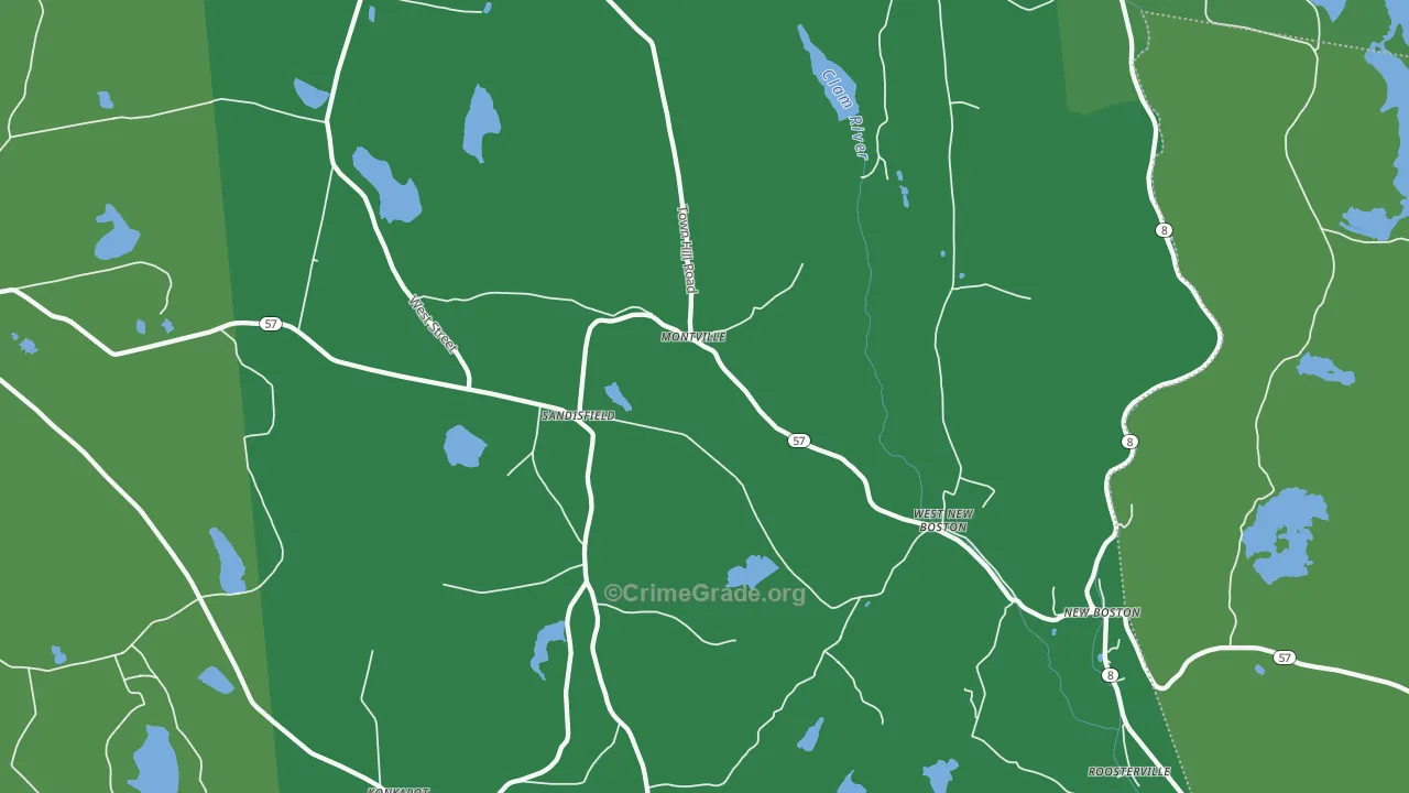 01255, MA Map of Drug-Related Crime Rates