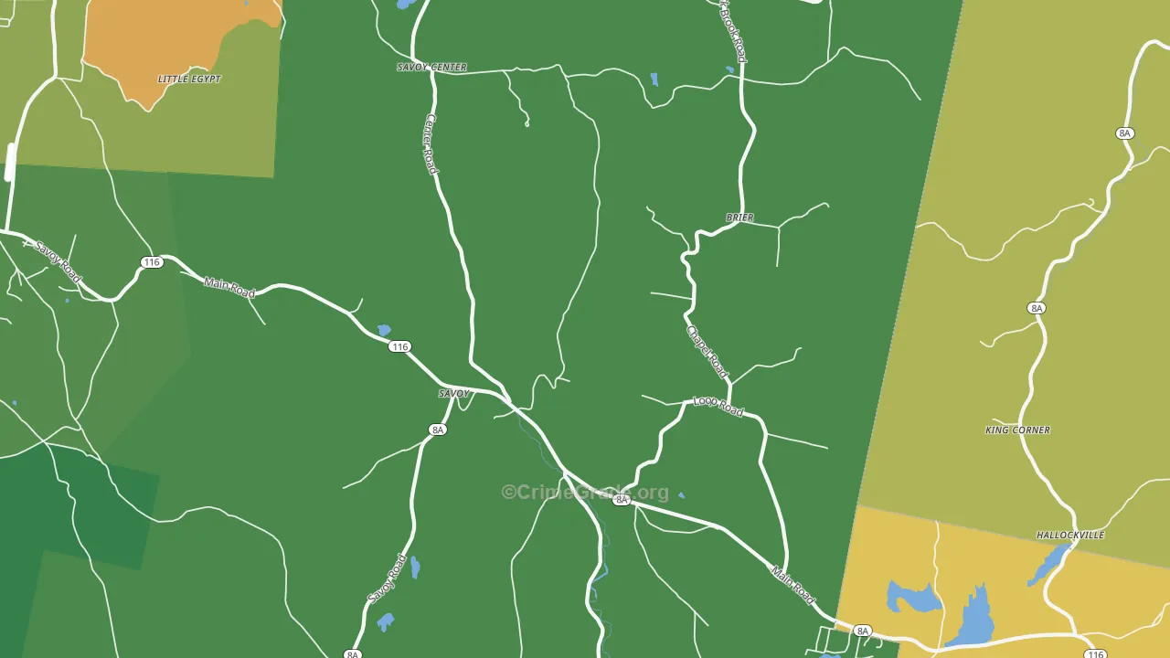 01256, MA Map of Drug-Related Crime Rates