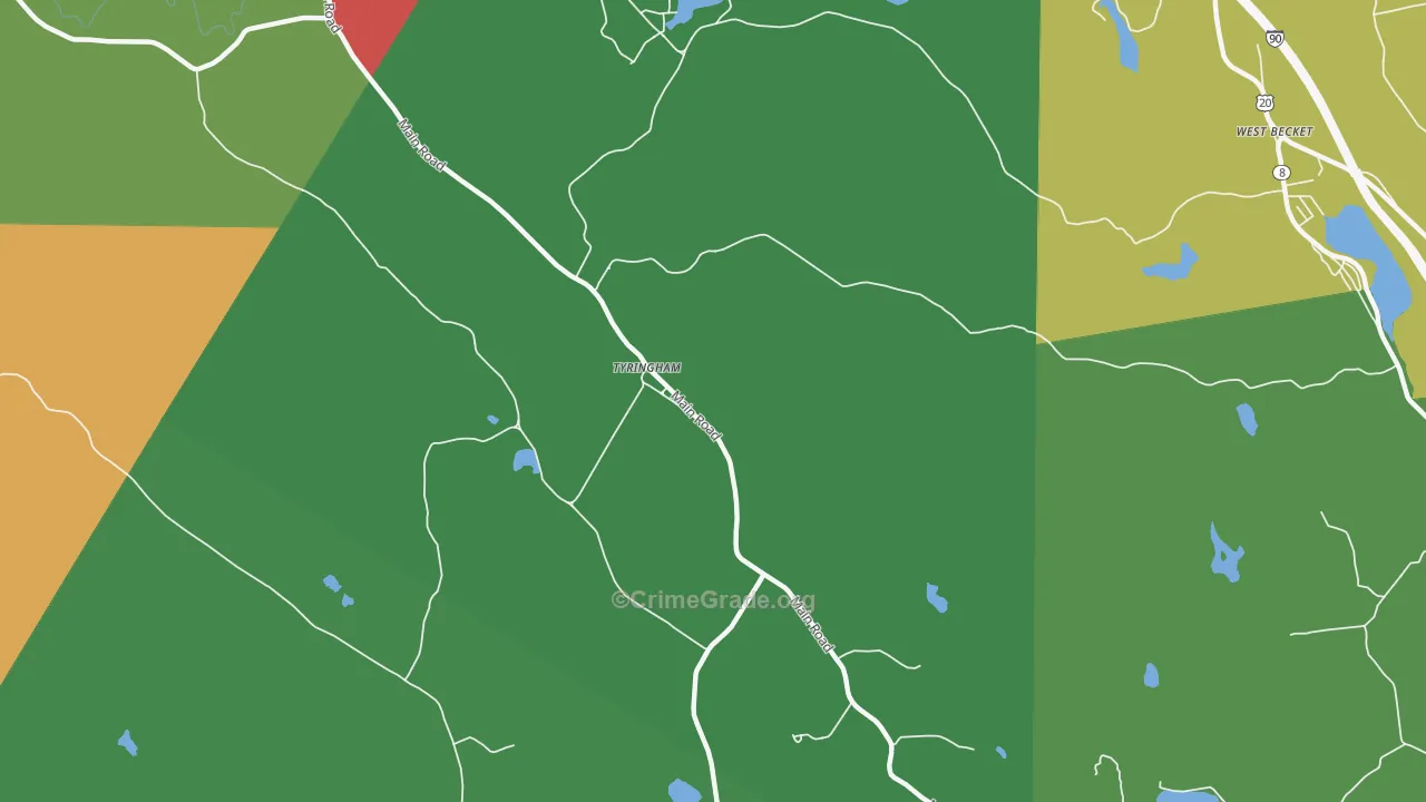 01264, MA Map of Drug-Related Crime Rates