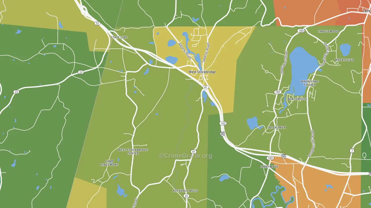 01266, MA Map of Drug-Related Crime Rates