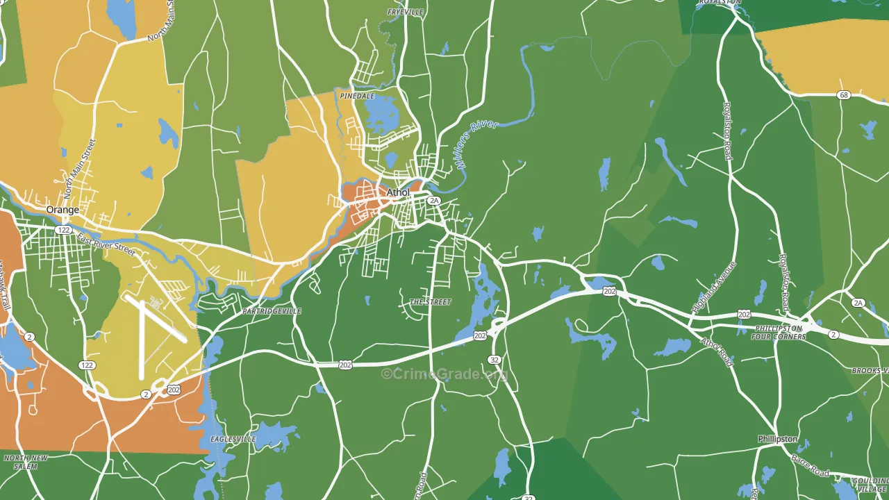 01331, MA Map of Drug-Related Crime Rates