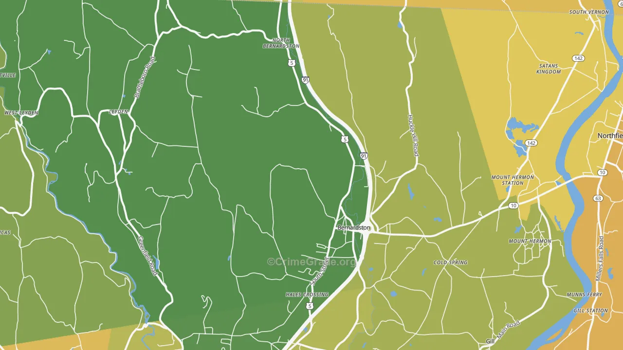 01337, MA Map of Drug-Related Crime Rates