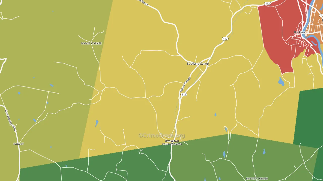 01338, MA Map of Drug-Related Crime Rates