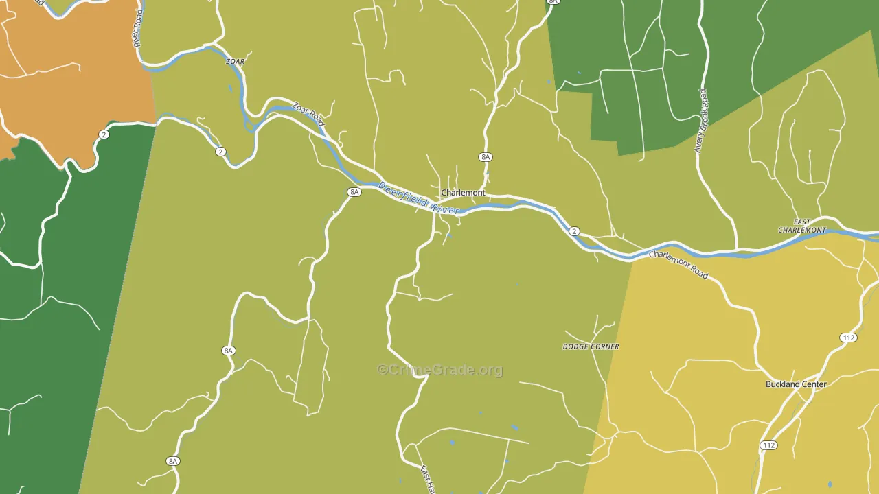 01339, MA Map of Drug-Related Crime Rates