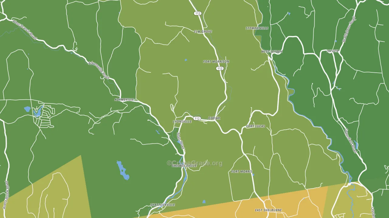 01340, MA Map of Drug-Related Crime Rates