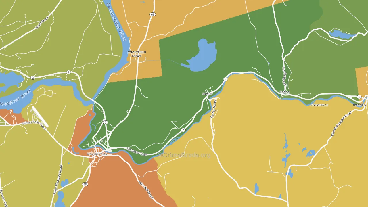 01344, MA Map of Drug-Related Crime Rates