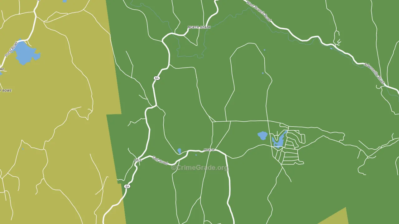 01346, MA Map of Drug-Related Crime Rates