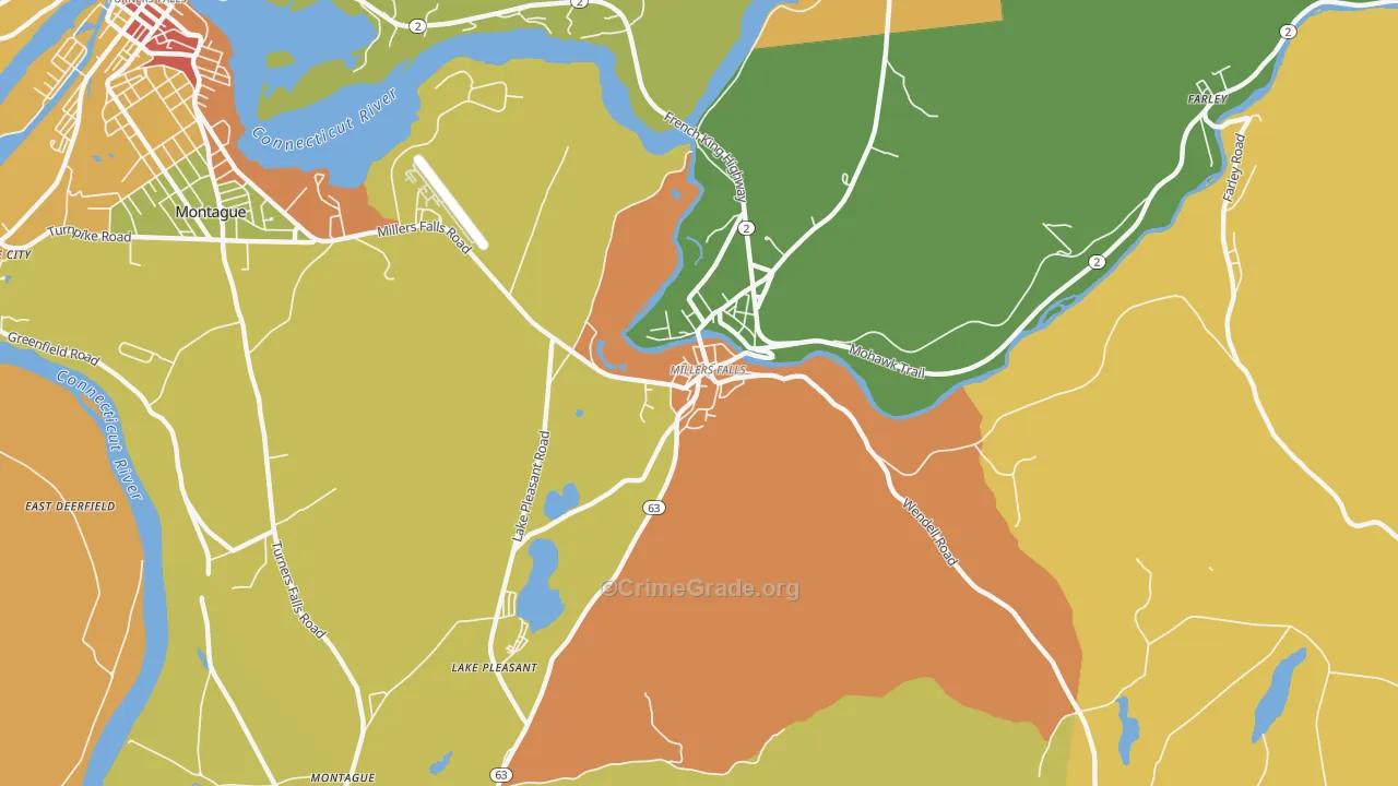 01349, MA Map of Drug-Related Crime Rates