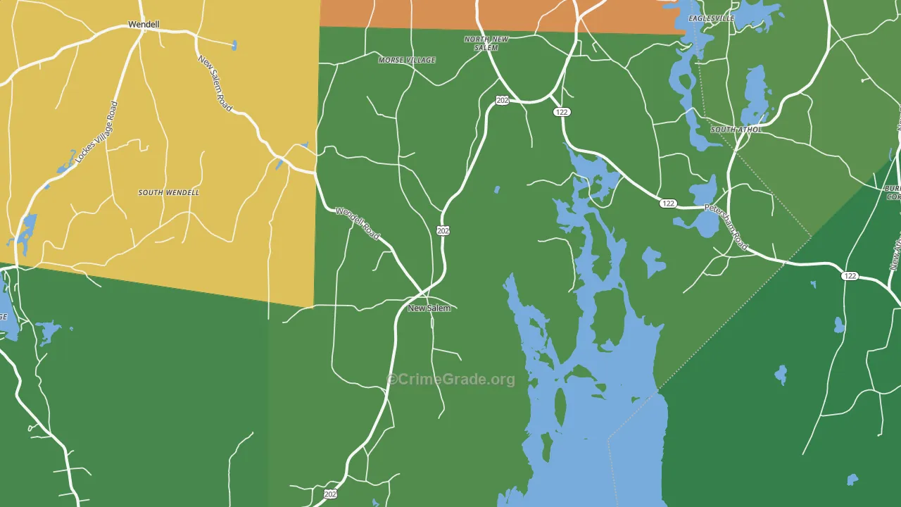 01355, MA Map of Drug-Related Crime Rates