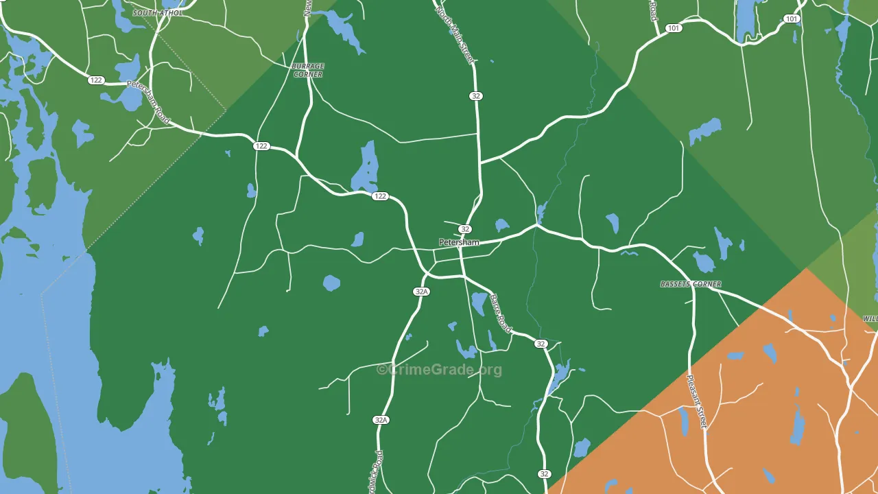 01366, MA Map of Drug-Related Crime Rates