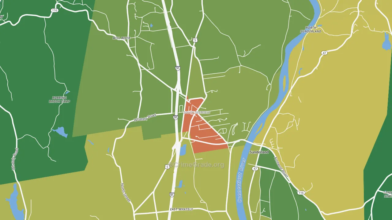 01373, MA Map of Drug-Related Crime Rates