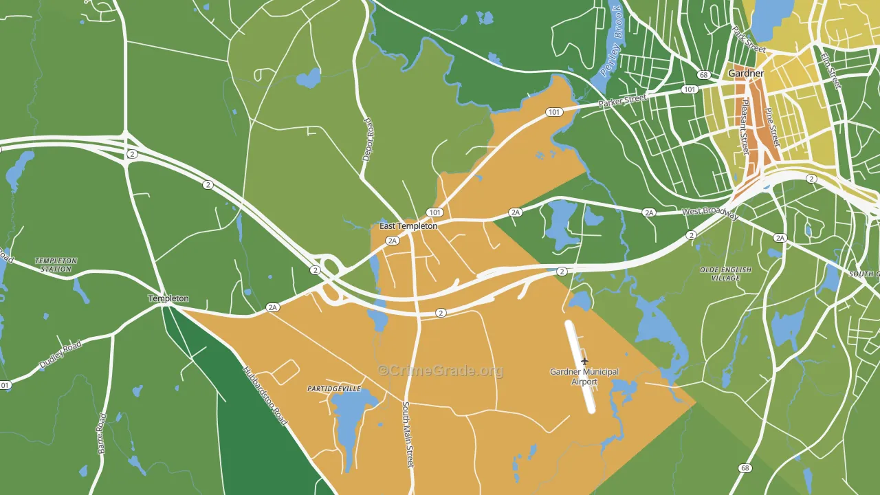 01438, MA Map of Drug-Related Crime Rates