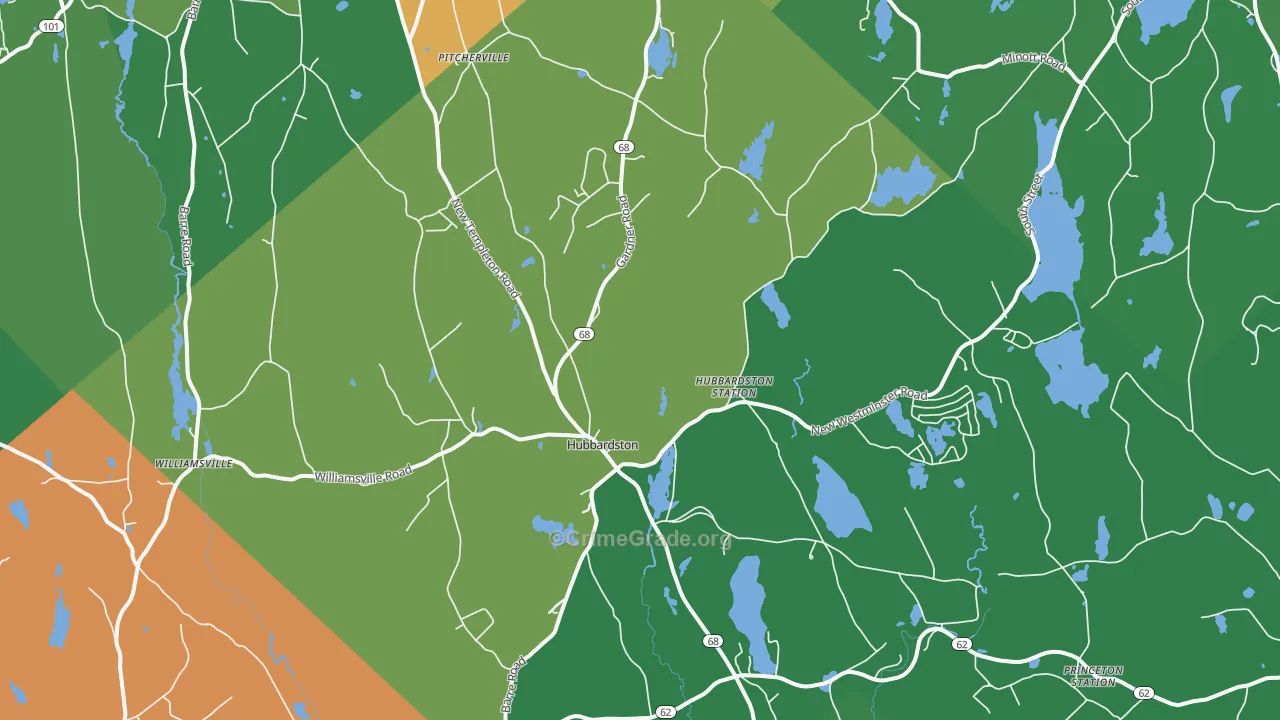 01452, MA Map of Drug-Related Crime Rates