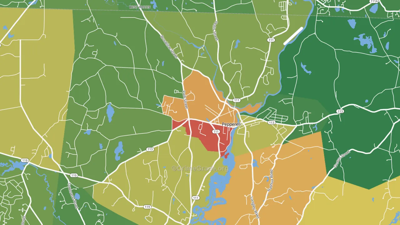 01463, MA Map of Drug-Related Crime Rates