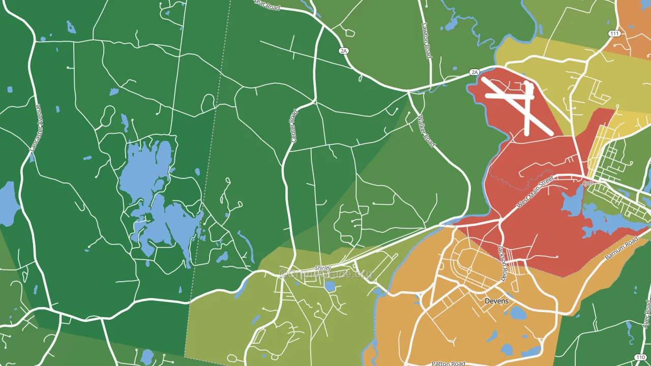 01464, MA Map of Drug-Related Crime Rates