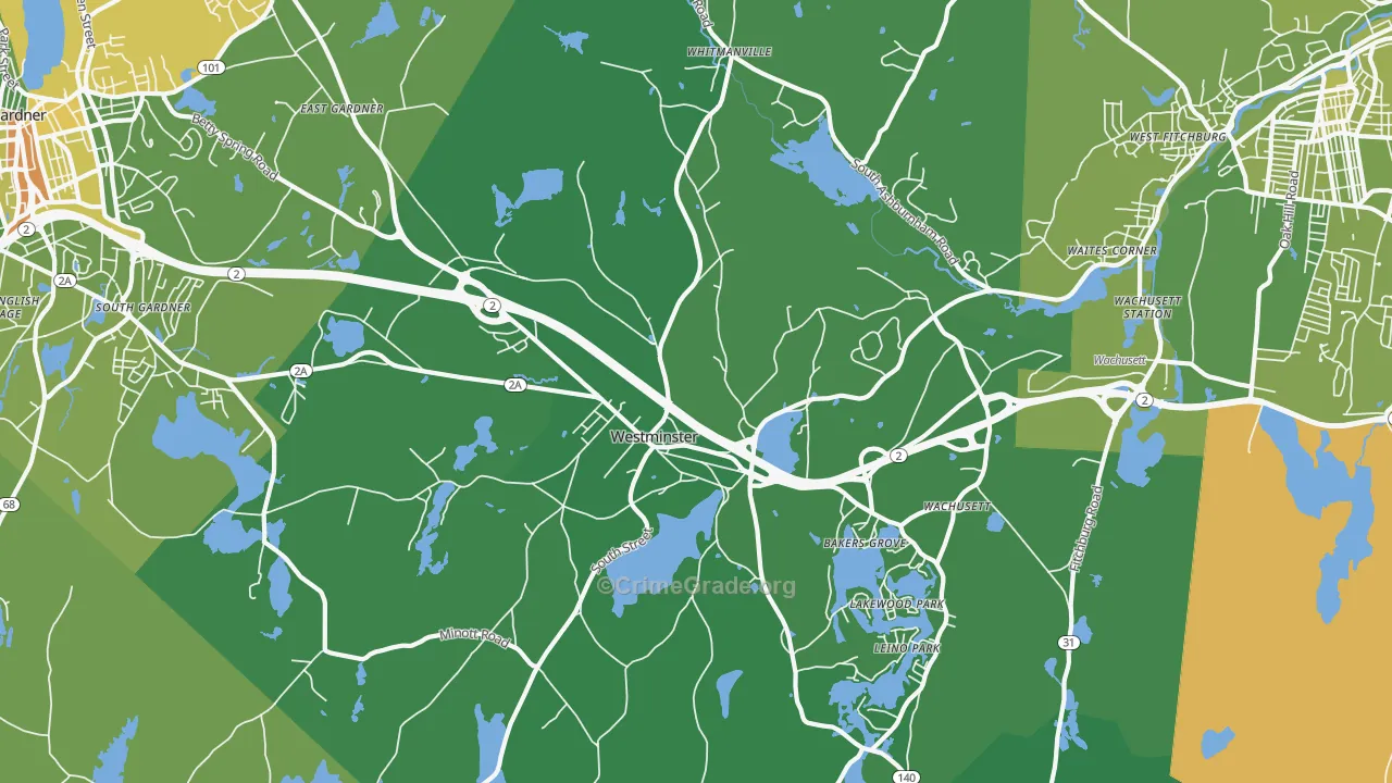 01473, MA Map of Drug-Related Crime Rates