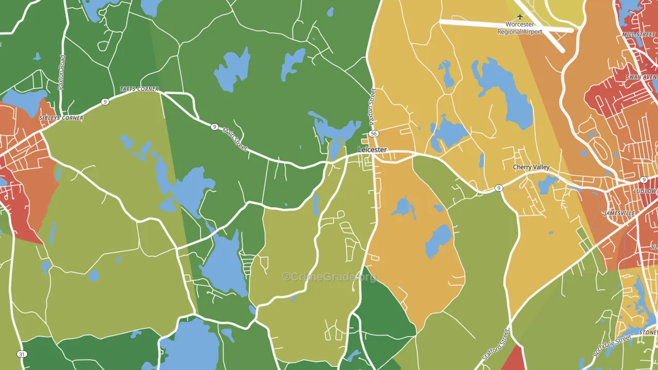 01524, MA Map of Drug-Related Crime Rates