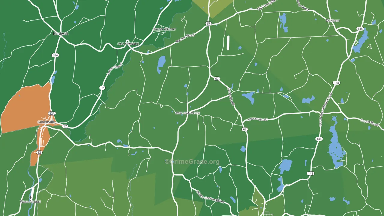 01531, MA Map of Drug-Related Crime Rates