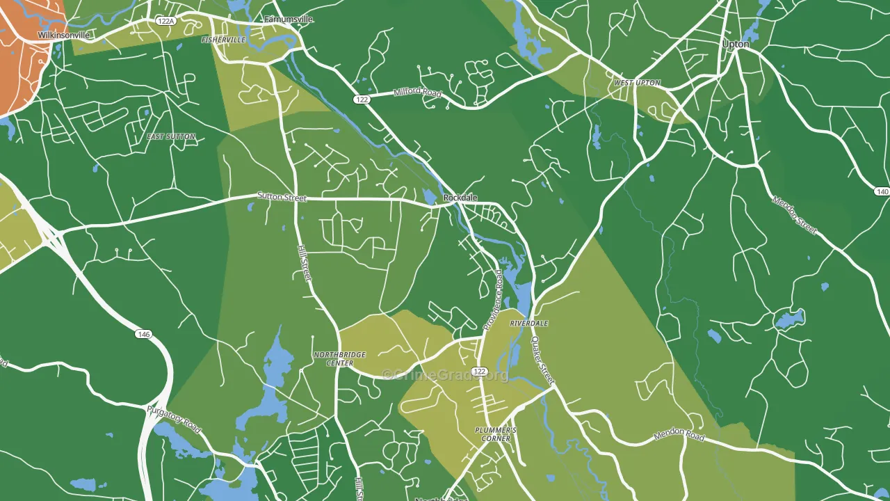01534, MA Map of Drug-Related Crime Rates