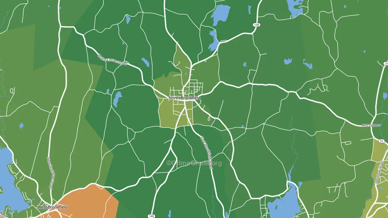 01535, MA Map of Drug-Related Crime Rates