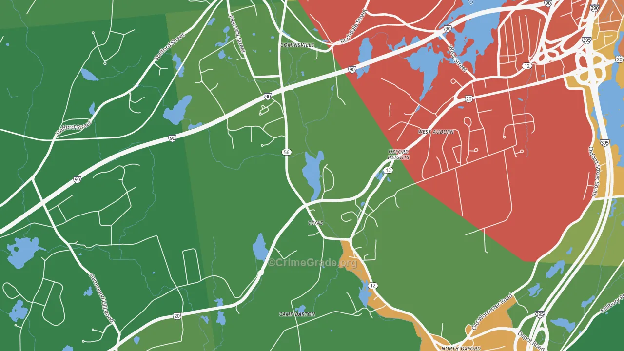 01537, MA Map of Drug-Related Crime Rates