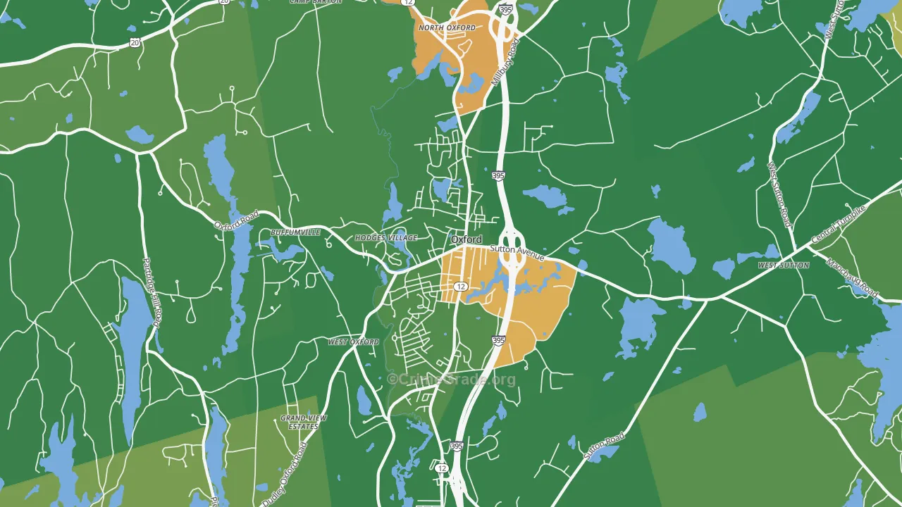 01540, MA Map of Drug-Related Crime Rates