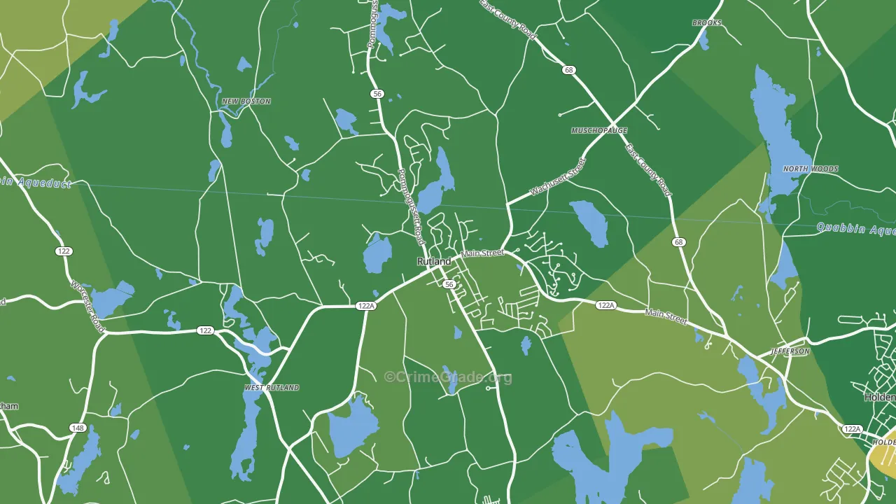 01543, MA Map of Drug-Related Crime Rates